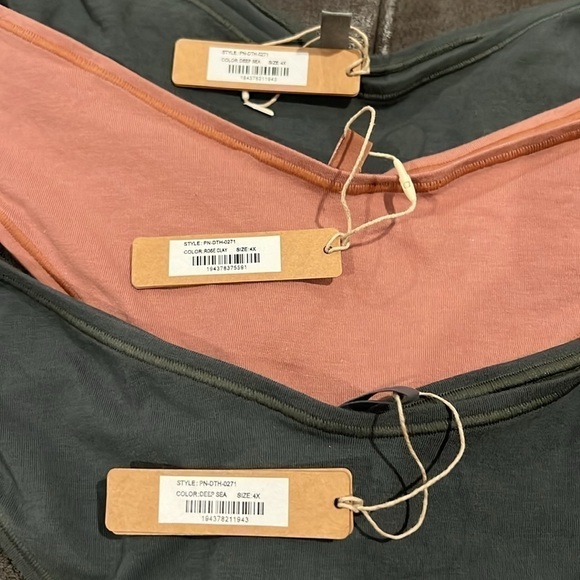 Skims Cotton Jersey Dipped Thong Set - Picture 3 of 3